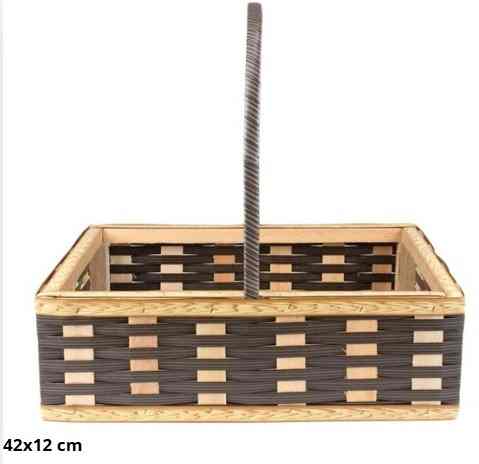 CESTA SINTETICA RETANGULAR C/AL�A